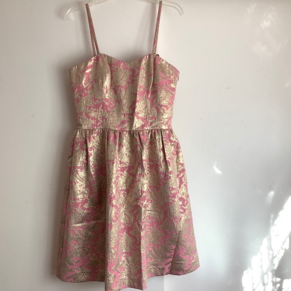 Laundry by Shelli Segal Floral Shimmer Dress